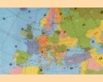 Mapa Europy dla krótkofalowców 68 x 48 cm